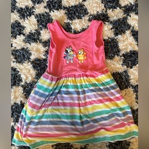 Little Sleepies Toddler Dress 3T Bluey